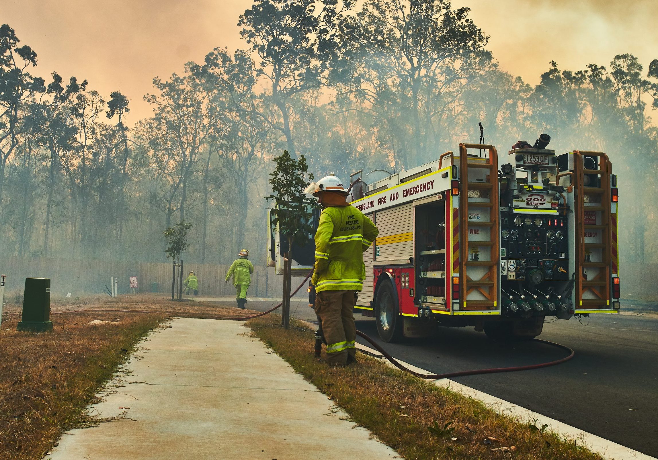 Goodna,,Queensland/,Australia,-,November-26-2019:,Bushfires Goodna,,Queensland/,Australia,-,November-26-2019:,Bushfires